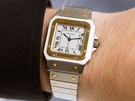 cartier santos 29 mm|cartier santos watch size guide.